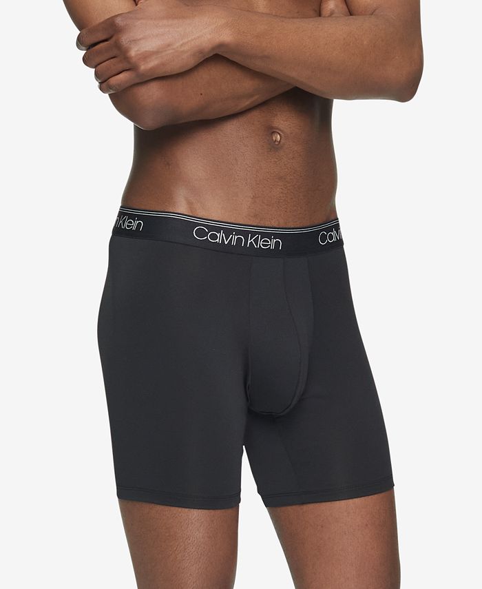 Calvin Klein Men's 3-Pk. Micro Stretch Long Boxer Briefs & Reviews -  Underwear & Socks - Men - Macy's