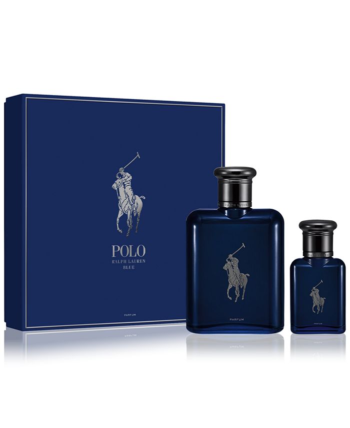 Ralph Lauren Men's 2-Pc. Polo Blue Parfum Gift Set - Macy's