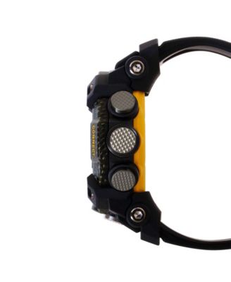 Men's Master of G Black and Yellow Resin Digital Watch 51.3mm, GGB100Y-1A