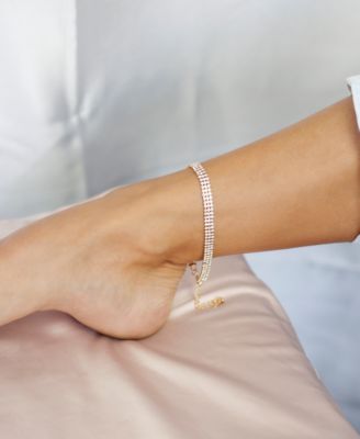 Unexpected 18K Gold Plated Sparkle Anklet