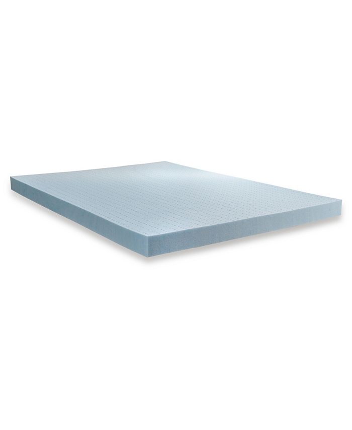 Comfort Tech TheraGel 4" Memory Foam Mattress Topper, King Macy's