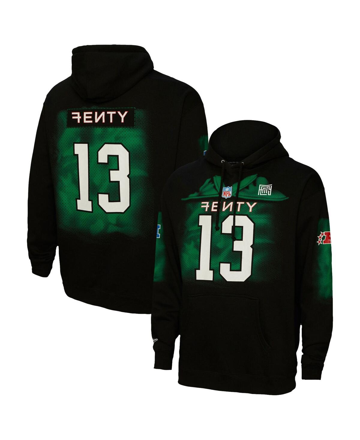 Mitchell & Ness Unisex Fenty For  Black Super Bowl Lvii Jersey Pullover Hoodie