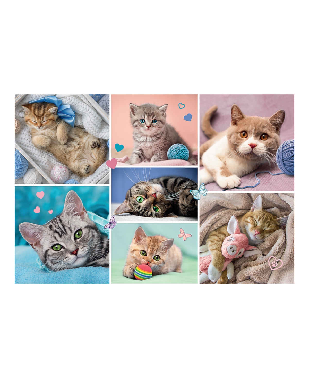 Trefl Red 100 Piece Kids Puzzle - In the cat world