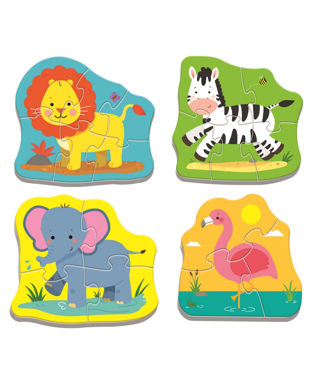 Shop Trefl Baby Classic Puzzle- Animals On The Safari 18 Piece In Multi