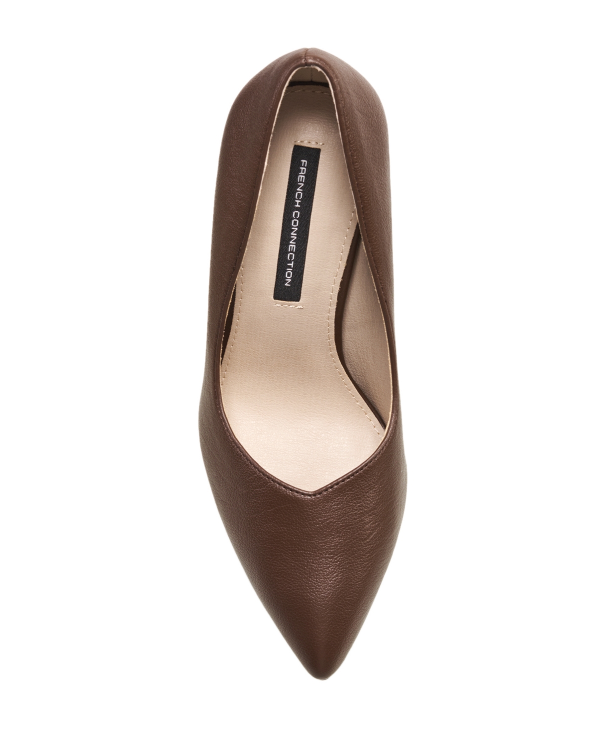 Shop French Connection Women's Anny Heel Pumps In Brown Suede