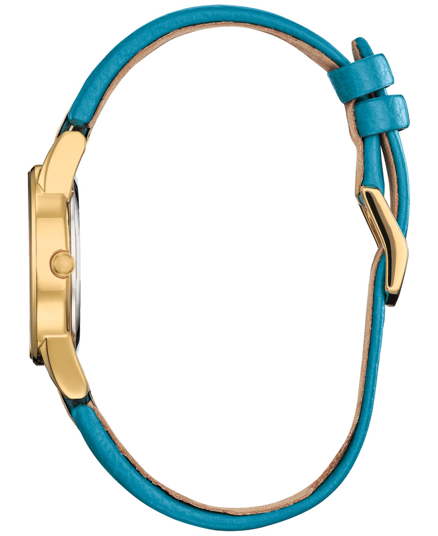 Женские часы Citizen Eco-Drive Disney Aladdin's 30th Anniversary Teal Leather Strap Watch 30mm Gift Set — фото 2