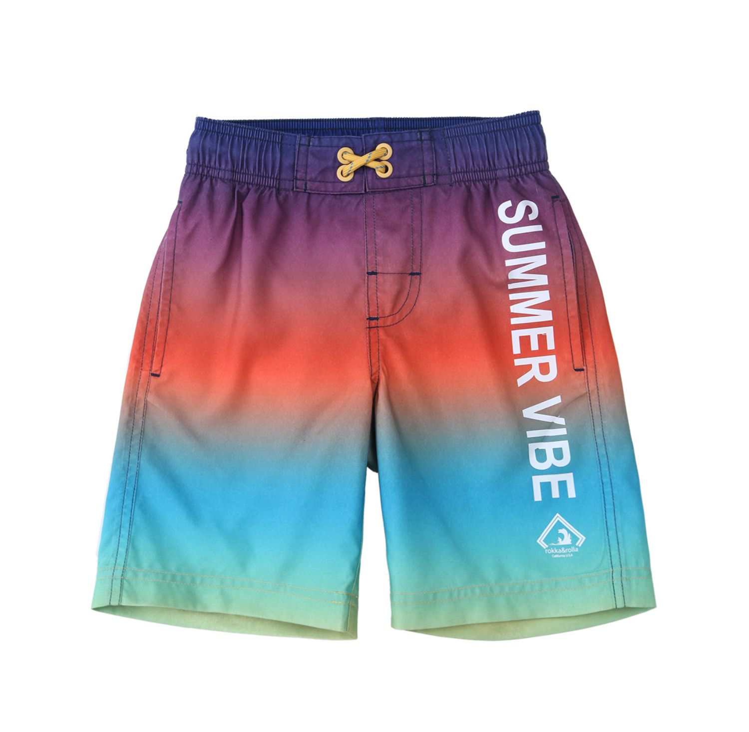 Big Boys Quick Dry Drawstring Swim Trunks Board Shorts with Mesh Lining UPF50+ XS-XXL