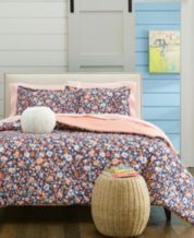 Macys Sunham Bedding Colesville 3-Pc. Full/Queen Comforter Set Blush New