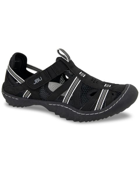 Женские кроссовки JBU Regional Water Ready Casual, цвет: Чёрный / Белый