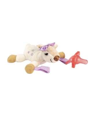 Dr Browns Baby Lovey Pacifier Holder Teether Clip Stuffed Animal with Pacifier - BeigeKhaki 19$
