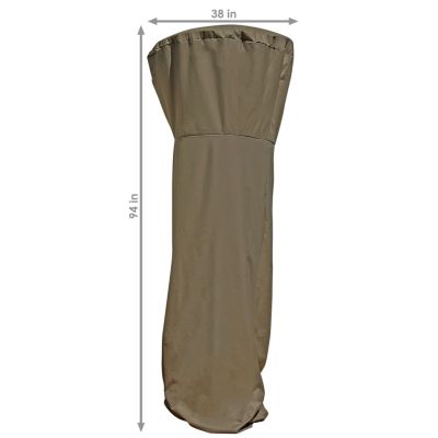 Outdoor Heavy-Duty Weather-Resistant Protective Cover for Outdoor Patio Heater - 94" - Khaki