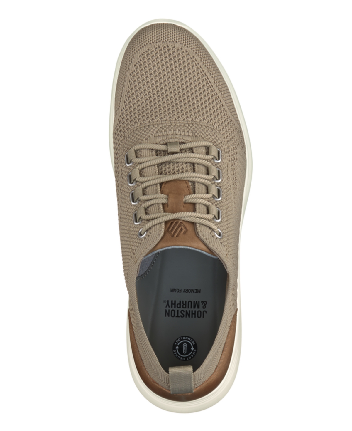 Johnston & Murphy Men's Amherst Knit U-Throat Lace-Up Sneakers