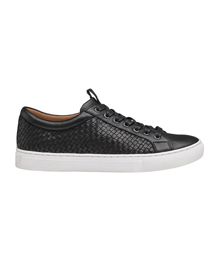 Johnston & Murphy Men's Banks Woven Lace-to-Toe Lace-Up Sneakers - Macy's