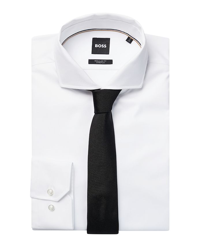 Hugo Boss Men's Pure-Silk Jacquard Tie - Macy's