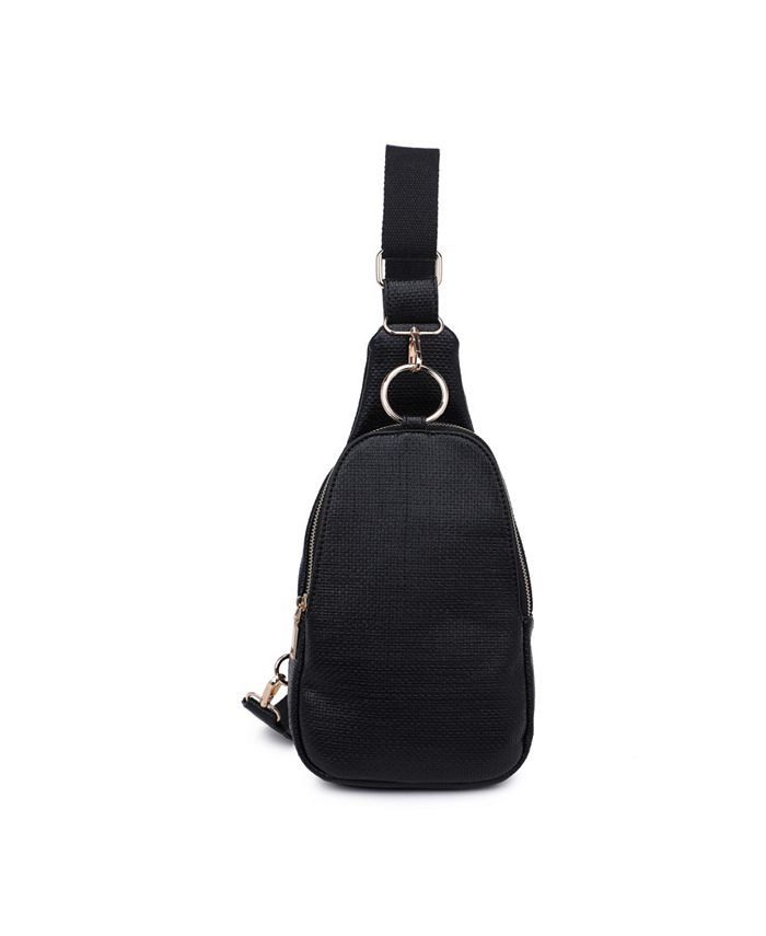 Moda Luxe Center Zip Backpack - Women's Bags in Grey
