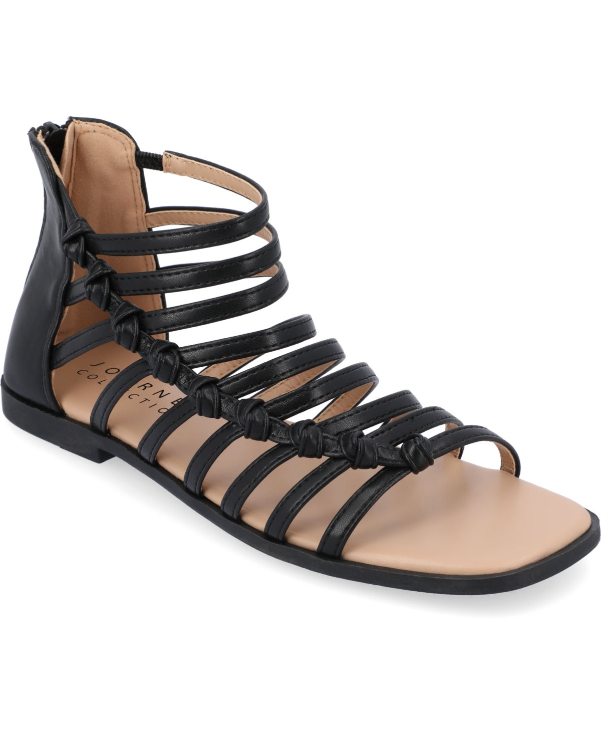 Journee Collection Collection Women's Tru Comfort Foam Petrra Sandals In Black