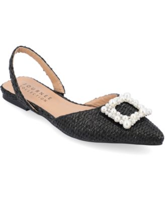 Women's Hannae Embellished Slingback Flats