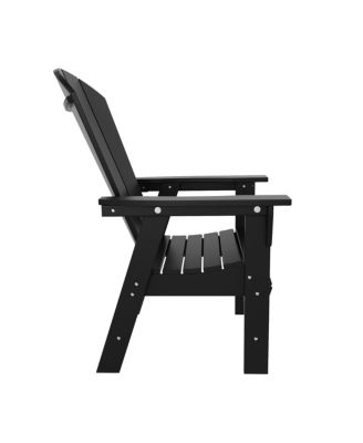 Outdoor Patio Adirondack Dining Chair Weather Resistant