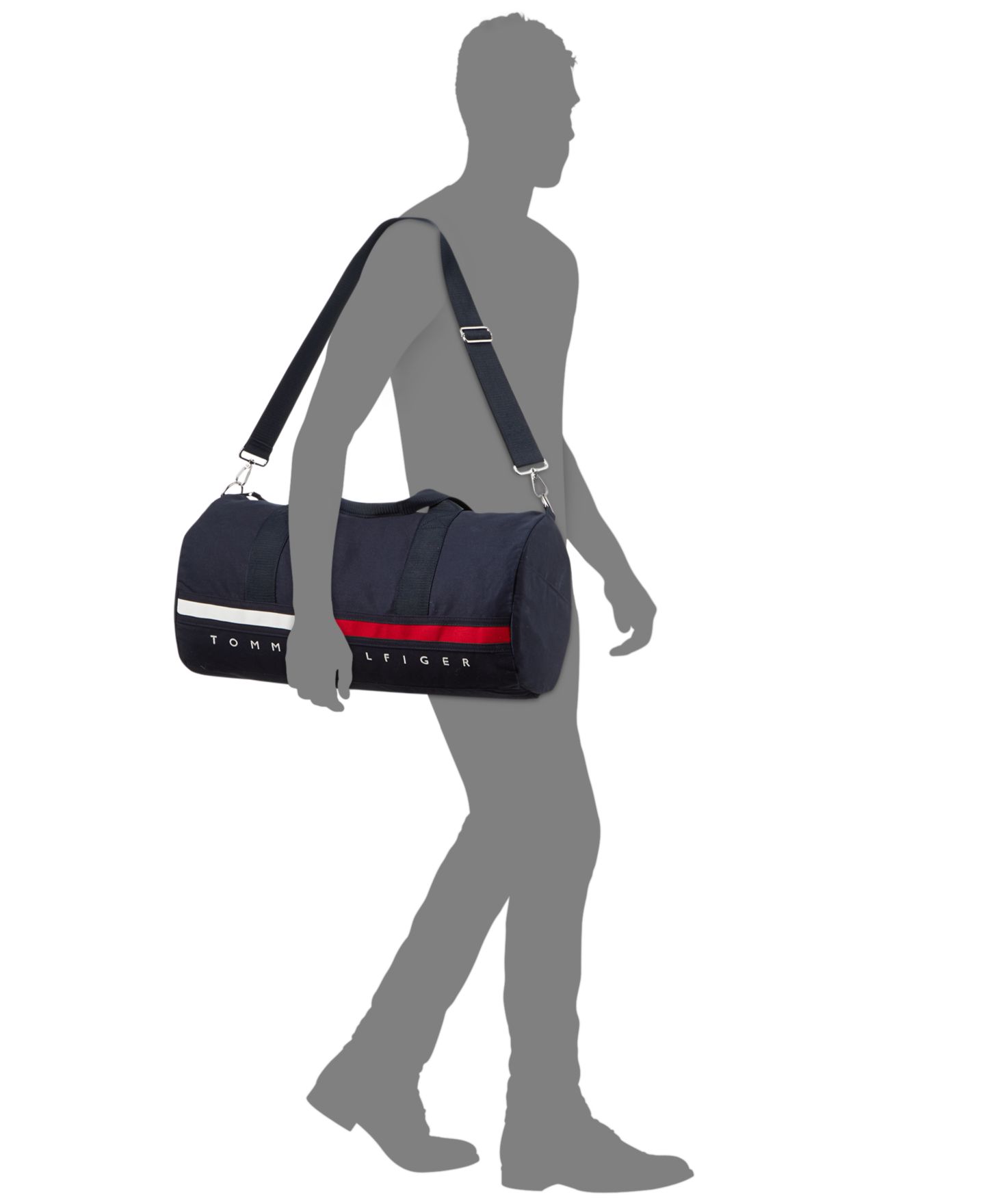Мужская сумка Tommy Hilfiger Gino Harbor Point Duffel, цвет: Небесно-голубой — фото 2