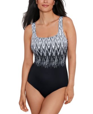 Shape Solver Sport for Swim Solutions Women s Sharp Therapy One Piece Swimsuit Macy s