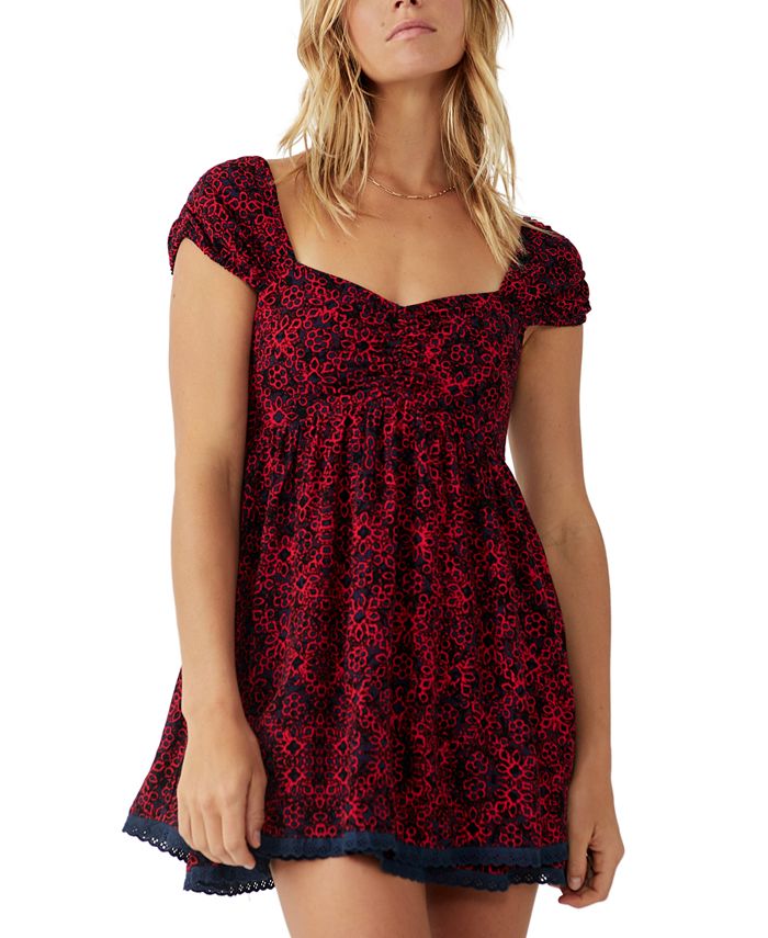 Free People Raven Babydoll Mini Dress main image 0