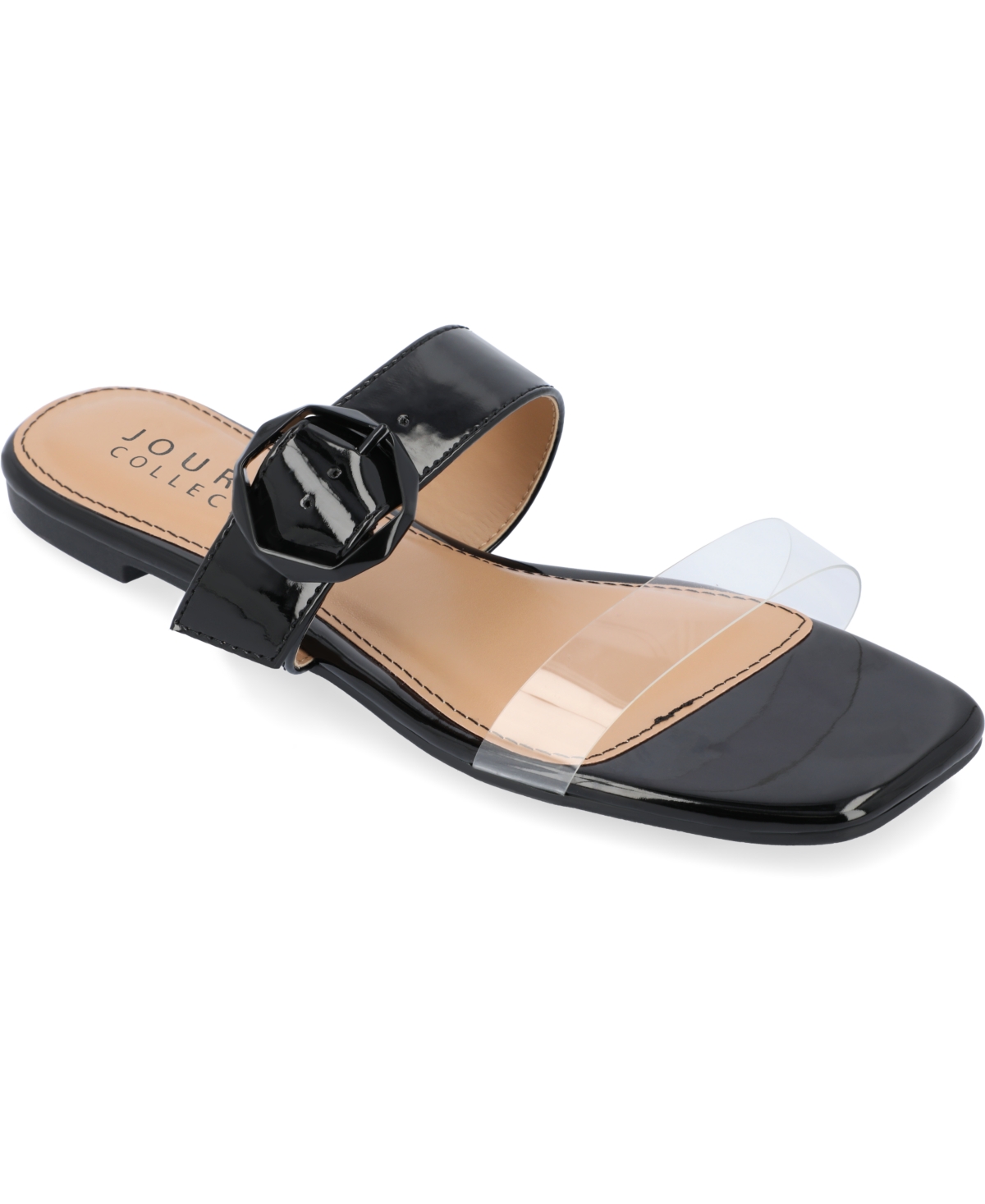 Journee Collection Collection Women's Tru Comfort Foam Jeysha Sandals In Black