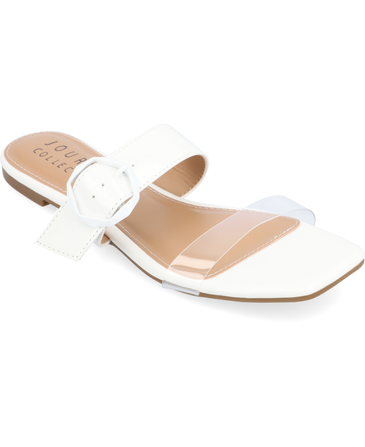 Journee Collection Collection Women's Tru Comfort Foam Jeysha Sandals In White