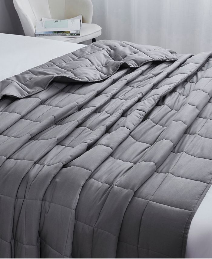 Dream Theory Cotton Weighted 12 lbs Blanket, Twin Macy's