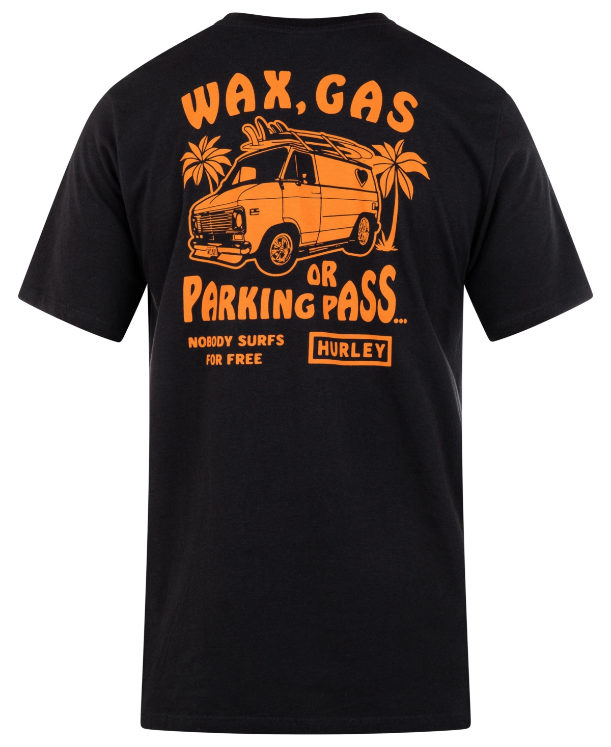 Hurley Men's Everyday Parking Pass Short Sleeves T-shirt