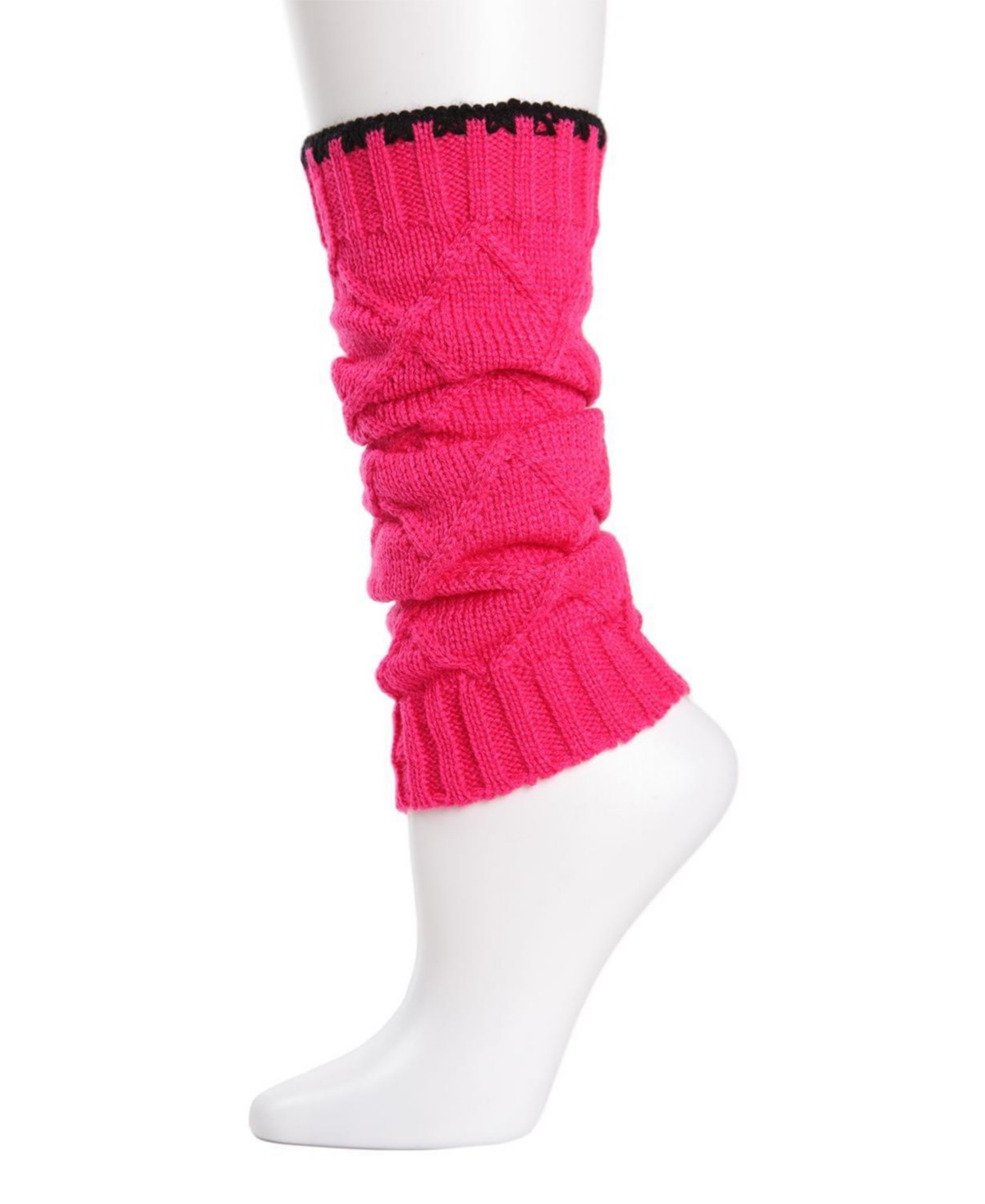 MeMoi Girls Criss-Cross Knit Legwarmers