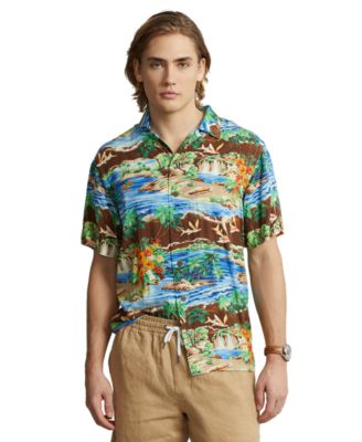 Polo Ralph Lauren Men's Classic Fit Hawaiian Shirt - Macy's