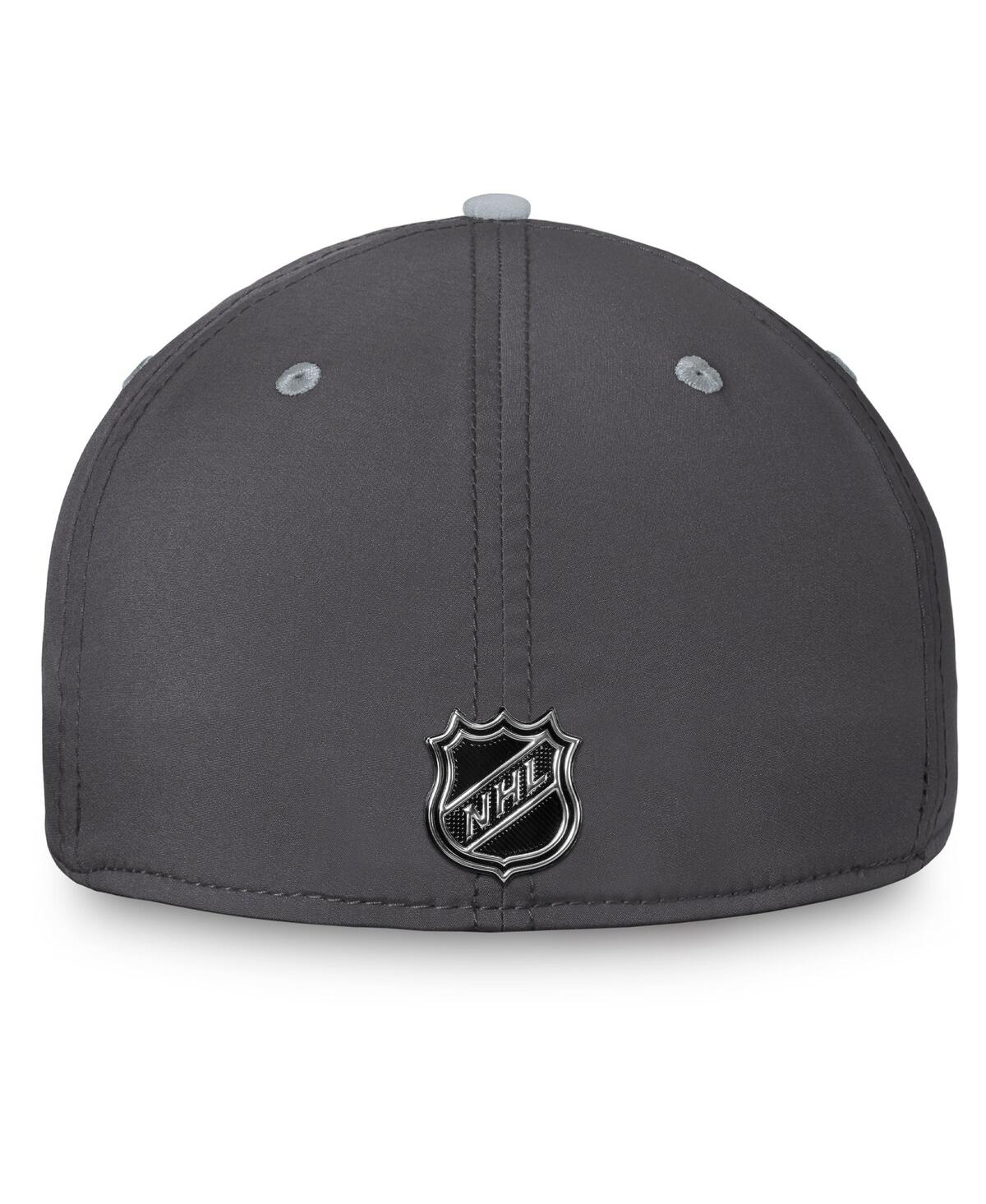 Men's Fanatics Gray Seattle Kraken Authentic Pro Home Ice Flex Hat - Gray