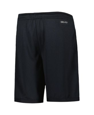 Big Boys and Girls Black Brooklyn Nets Statement Edition Swingman Performance Shorts