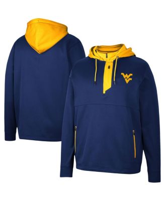 Men's West Virginia Mountaineers Luge 3.0 Quarter-Zip Hoodie