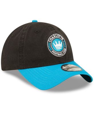 Men's Black, Blue Charlotte FC Team 9TWENTY Adjustable Hat