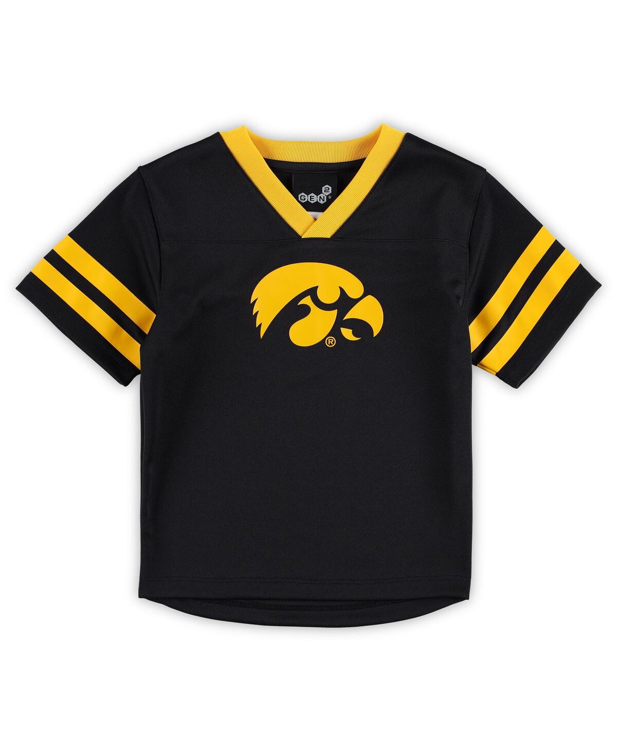 Preschool Boys Gold Iowa Hawkeyes Red Zone Jersey and Pants Set - Gold