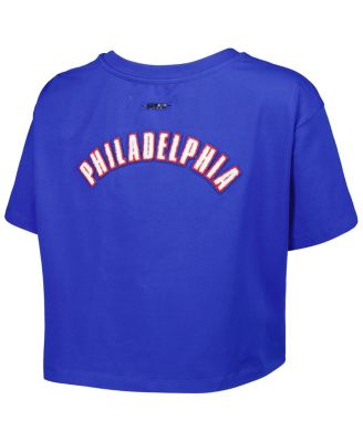 Women's Royal Philadelphia 76ers Classics Boxy T-shirt