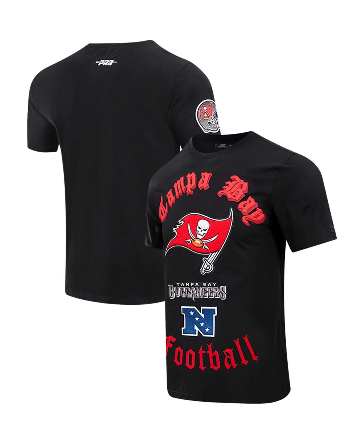 Men's Pro Standard Black Tampa Bay Buccaneers Old English T-shirt - Black