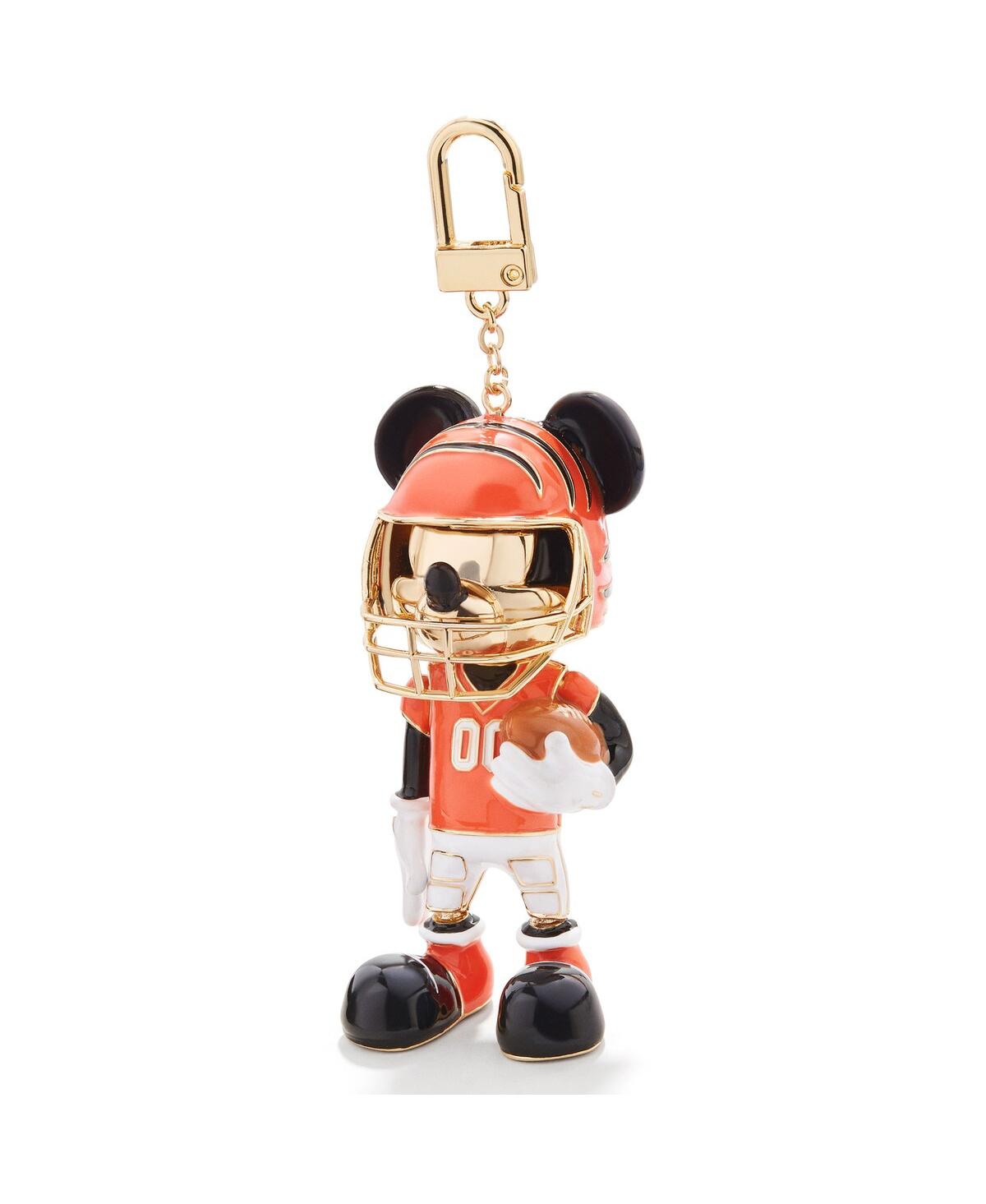 Shop Baublebar Cincinnati Bengals Disney Mickey Mouse Keychain In Orange