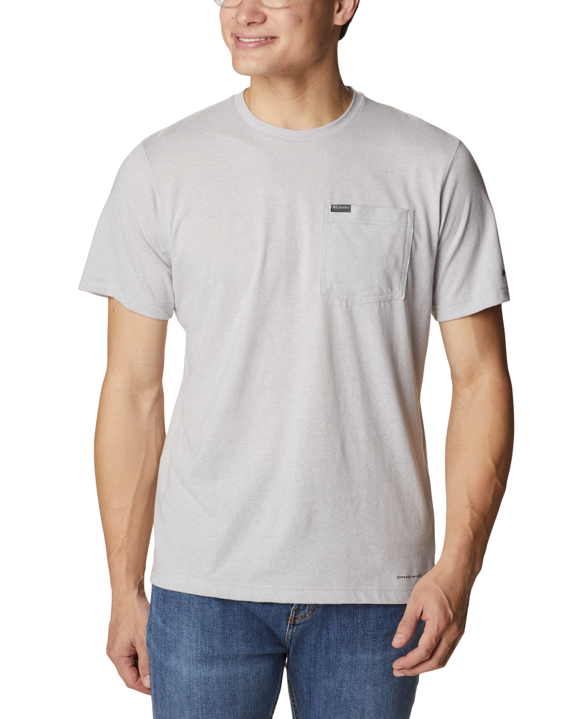 Columbia Men's Thistletown Hills Short-sleeve Pocket T-shirt In  Grey H
