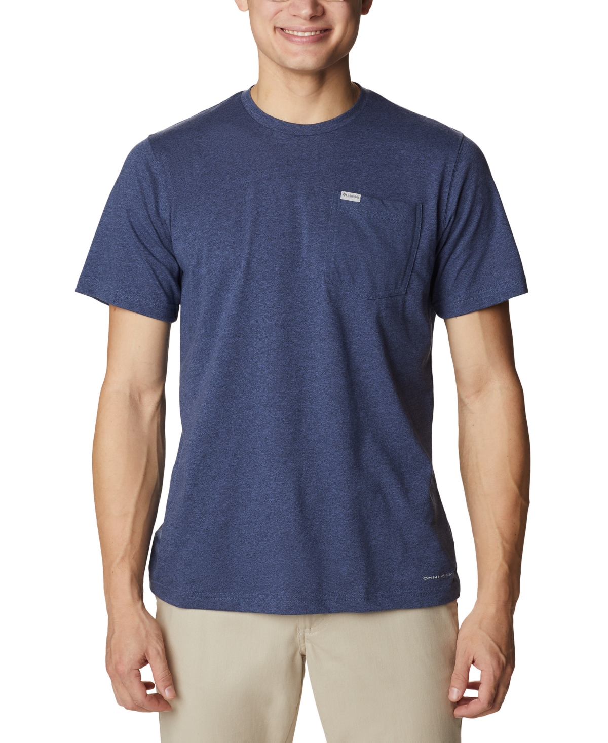 Columbia Men's Thistletown Hills Short-sleeve Pocket T-shirt In Dark Mountain H