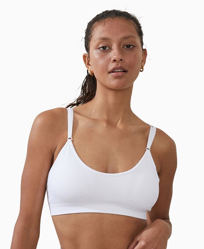 COTTON ON Women's Seamless Tiny Tie Up Crop Top Macy's