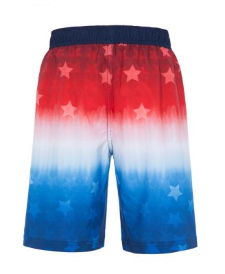 Boys 4-Way Stretch Quick Dry Board Shorts Swim Trunks with Mesh Lining UPF50+