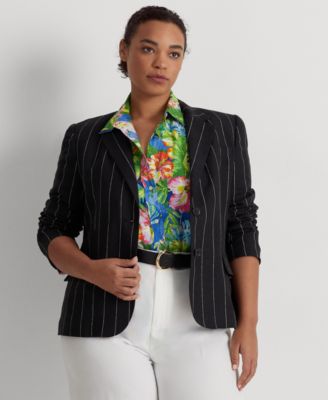 Lauren Ralph Lauren - Plus Size Linen Blazer
