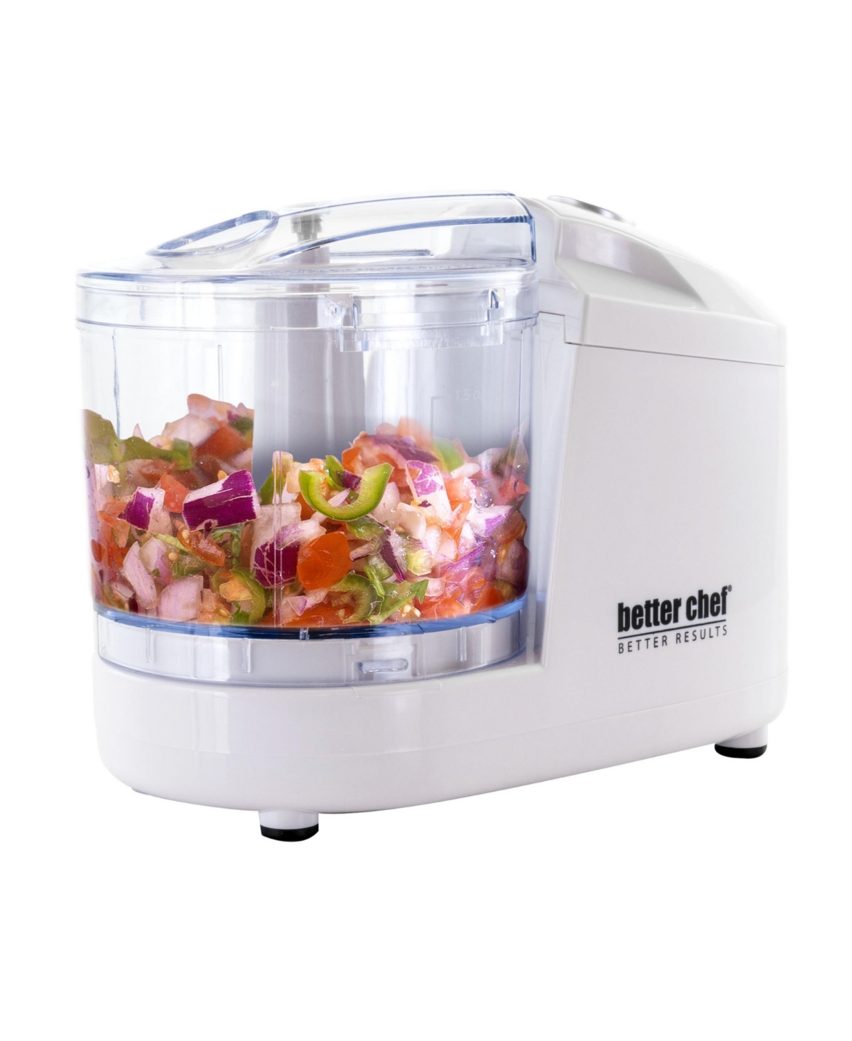 Better Chef 1.5 Cup Compact Chopper in White