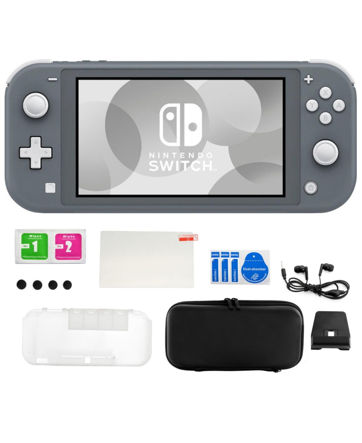 UPC 672975382322 product image for Nintendo Switch Lite in Gray with Accessory Kit | upcitemdb.com