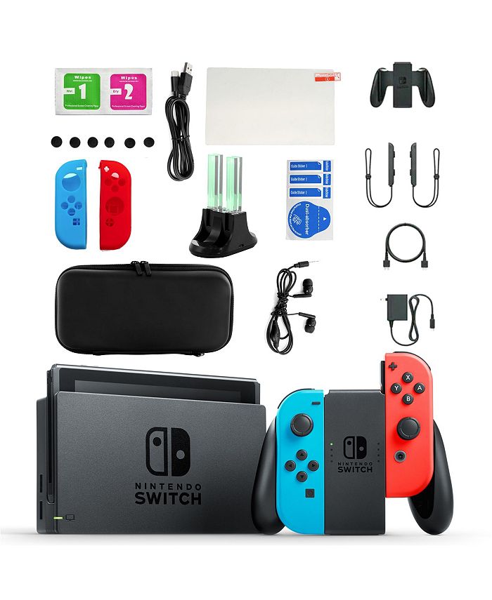 Nintendo Switch in Neon Accessory Kit Macy s