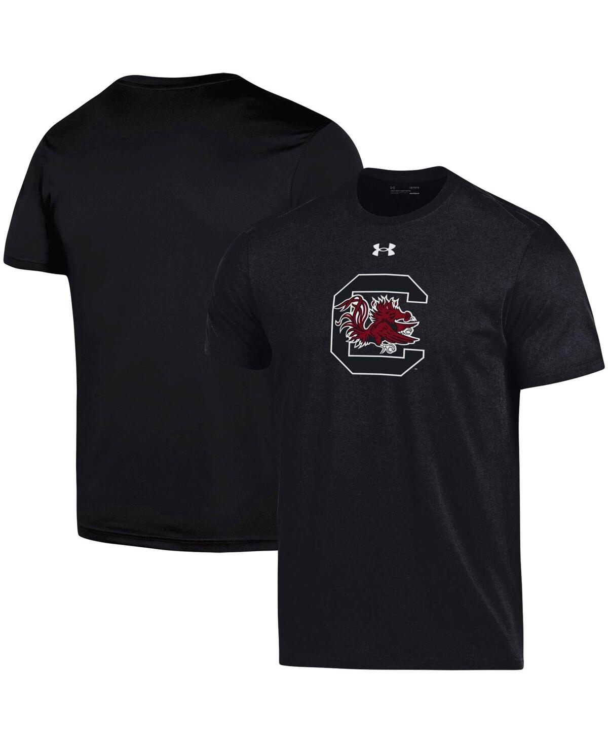 Under Armour Men's  Black South Carolina Gamecocks School Logo Cotton T-shirt
