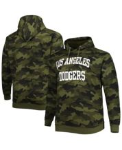 Youth Los Angeles Dodgers Stitches Royal Allover Print Pullover Hoodie