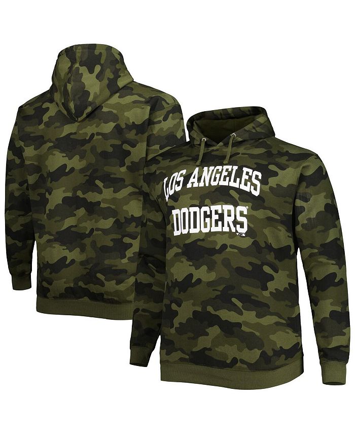 Men's Nike Black Los Angeles Dodgers Season Pattern Performance Pullover  Hoodie